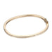 DIAMONDS, 1/2-Line Classic Bangle, gold/white