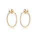 BALANCED, Hoops 22mm Inside-Out 0,60ct, Gold/White