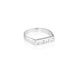 AMSTERDAM, Eyck Signet Ring, White/Diamonds