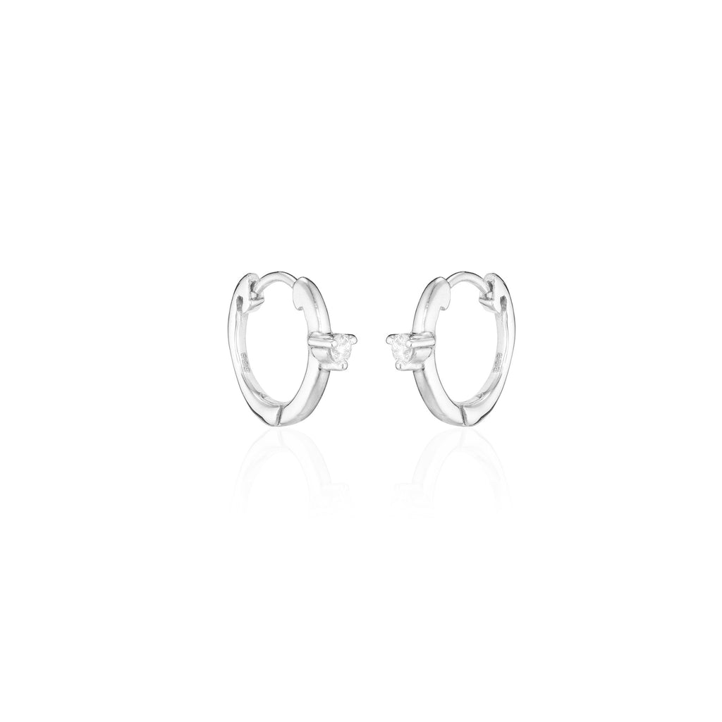 OLYMPIA, Artemis huggies 12mm, White/White