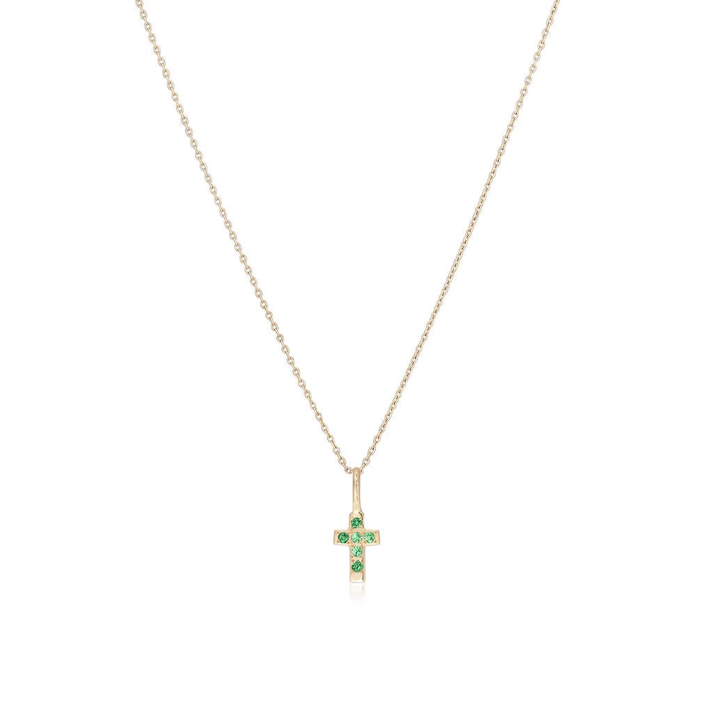 CONSTANTINOBLE, Byzans Small Pendant, Gold/Emerald