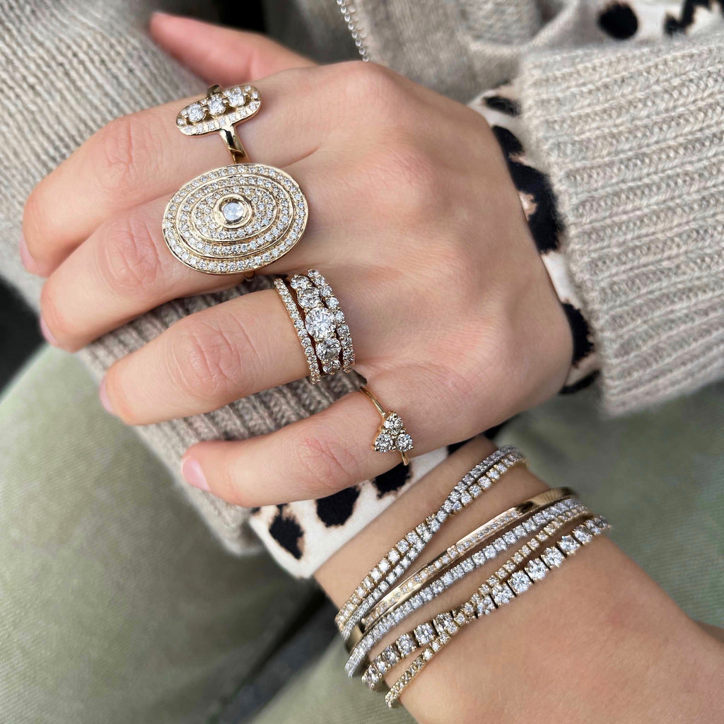 Aligned, TENNIS 2,35 tcw/2,0mm-19cm, White/White