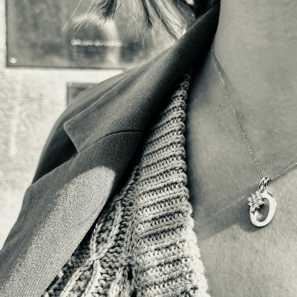 LETTERS, O Mega Pendant, Gold