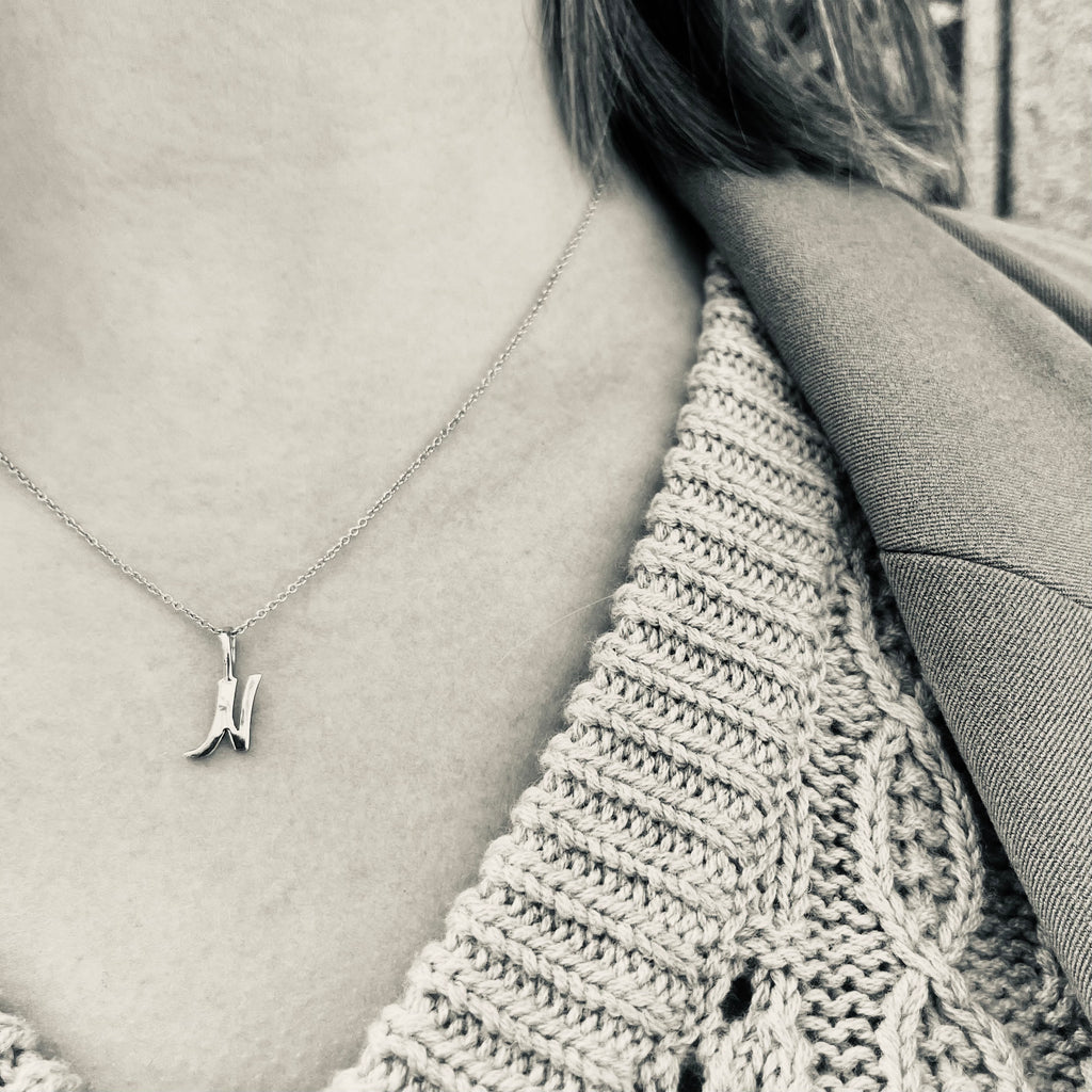 LETTERS, N Pendant, Gold