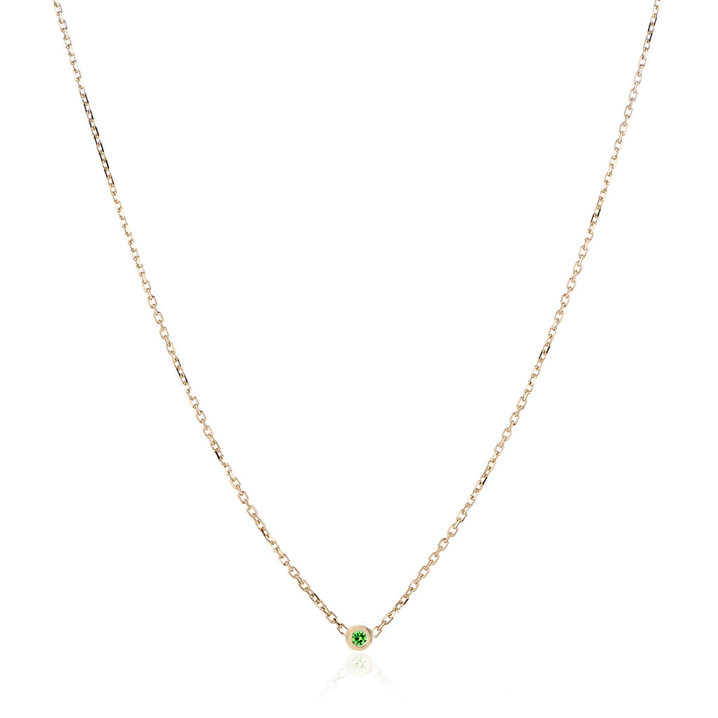 RIO, Move Necklace, Gold/Emerald