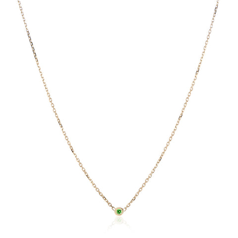 RIO, Move Necklace, Gold/Emerald