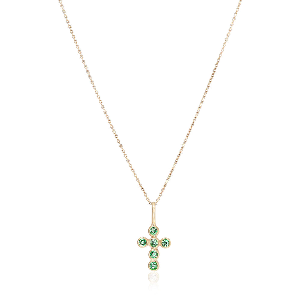 CONSTANTINOPLE, Nova Roma Pendant, Gold/Emerald