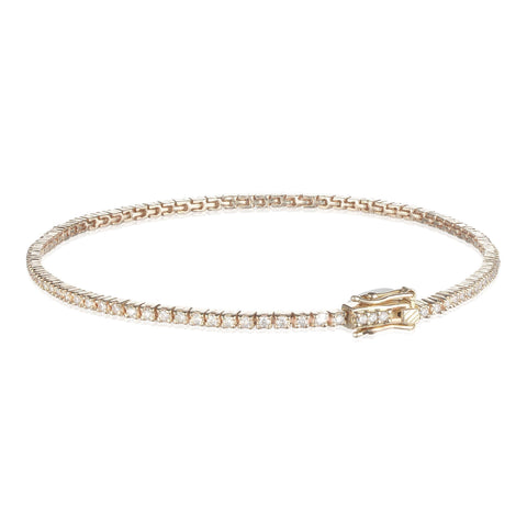 Aligned, TENNIS 0,78tcw/1,2mm-18cm, Gold/White