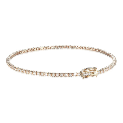 Aligned, TENNIS 0,70tcw/1,2mm-16cm, Gold/White