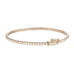 Aligned, TENNIS 2,25 tcw/2mm-19cm, Gold/White