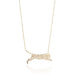 I-AM-A-TIGER,  Jump Necklace, Gold/Diamonds