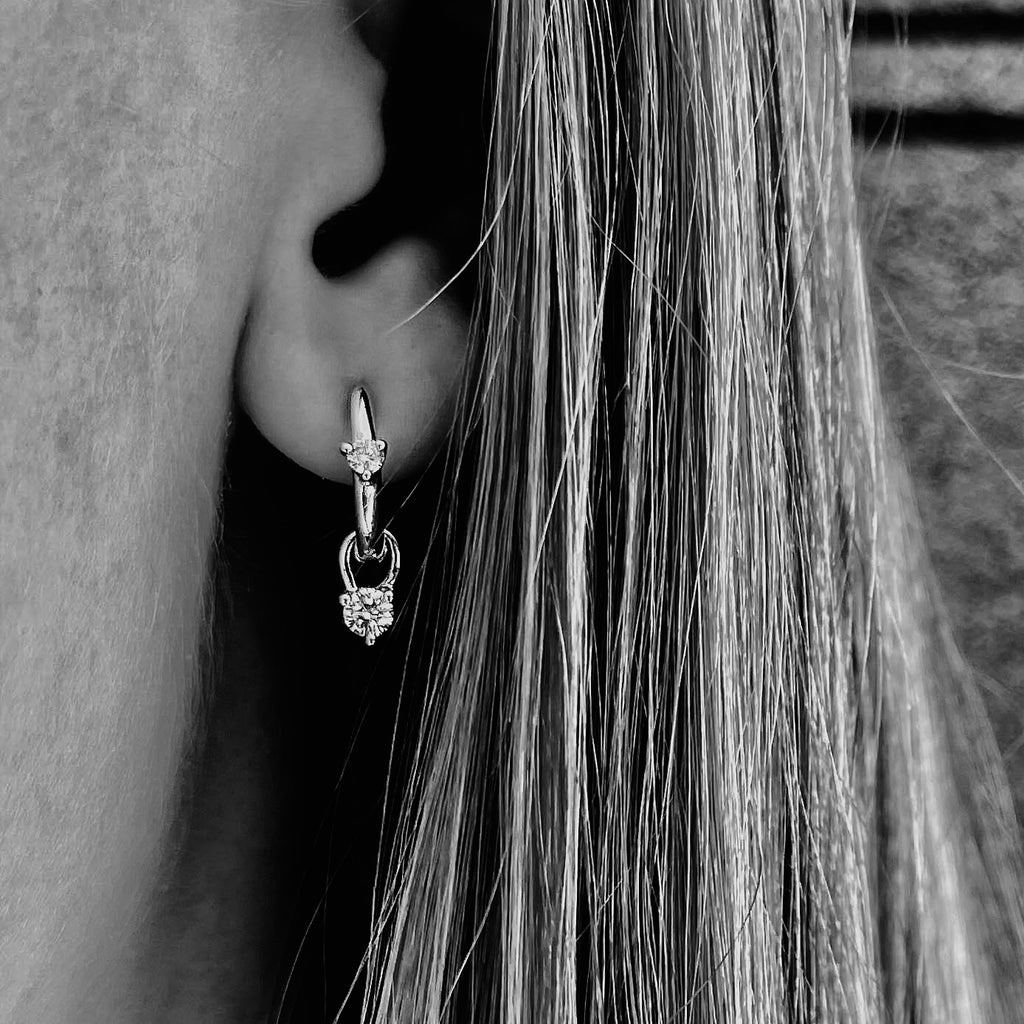 OLYMPIA, Artemis huggies 12mm, White/White