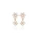 TUSCANY, Pitigliano Earring, Gold/White