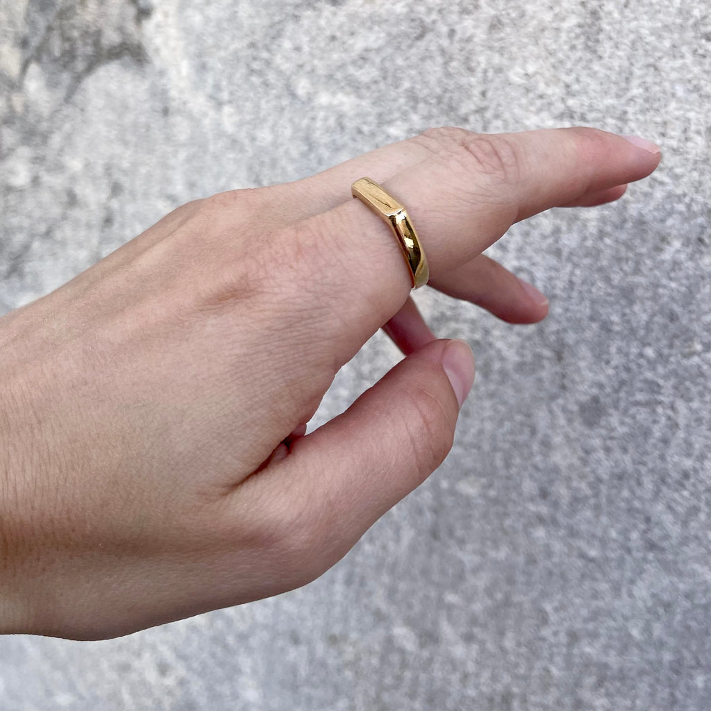 AMSTERDAM, Wilt long oval, Gold