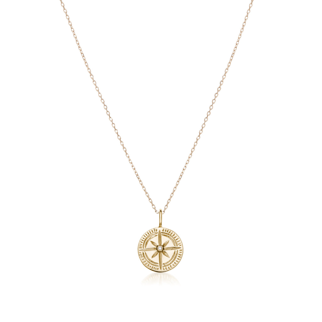 ATLANTIS, Secret Compass JUBILEE pendant, Gold/Diamond