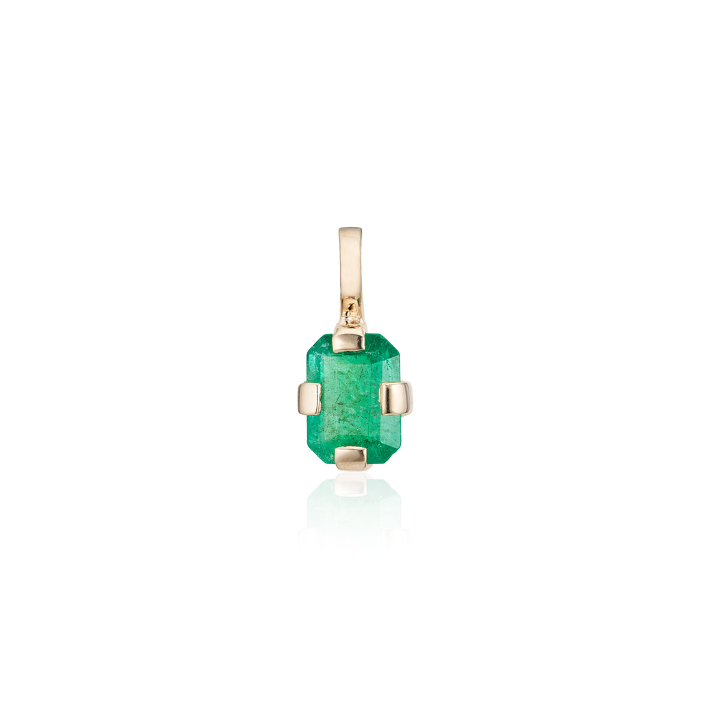 ZAMBEZI, Nandi Large Pendant 1,25ct, Gold/Emerald