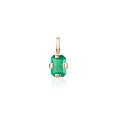 ZAMBEZI, Nandi Large Pendant 1,25ct, Gold/Emerald