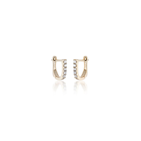 ALIGNED, Even huggies 9mm, Gold/White