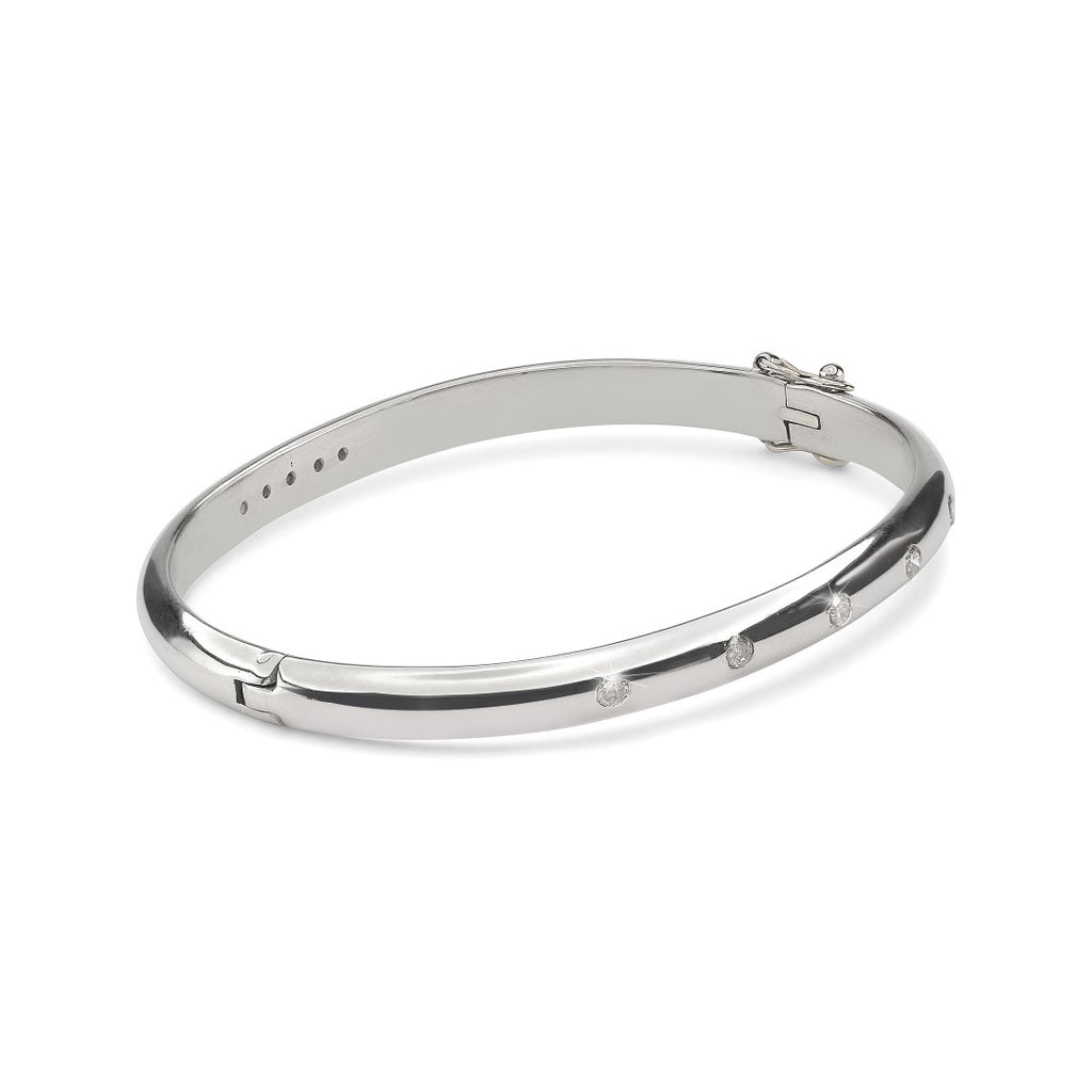 DIAMONDS, The 5 diamond Bangle