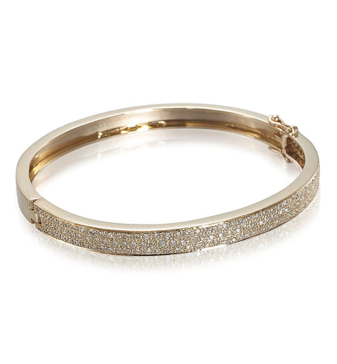 DIAMONDS, 3-Line Bangle, gold