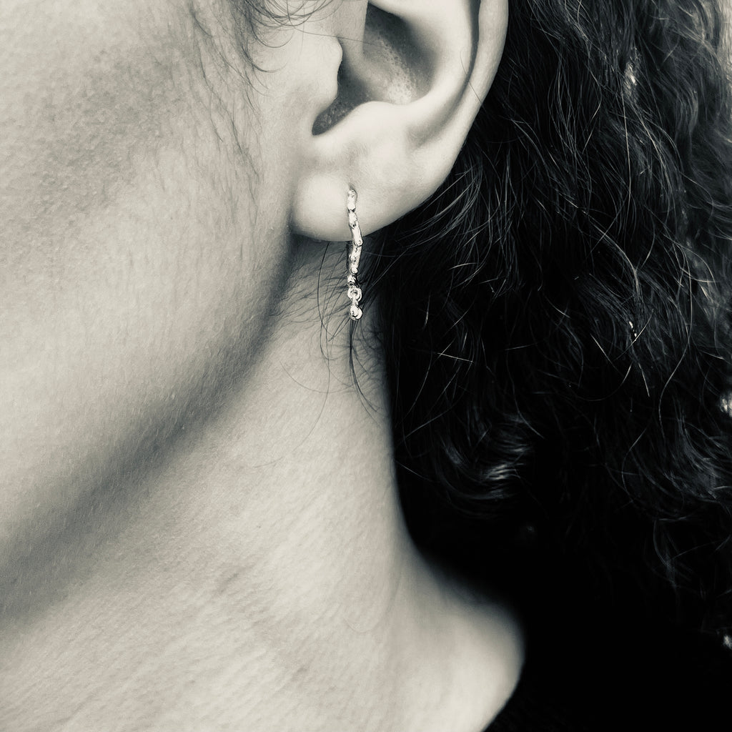 KALAHARI, Quiver stud, Gold/White