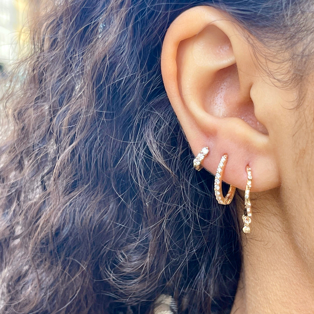 KALAHARI, Mimosa 16mm Huggies, Gold/White