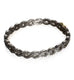 DIAMONDS, All Braided Bangle, Dark