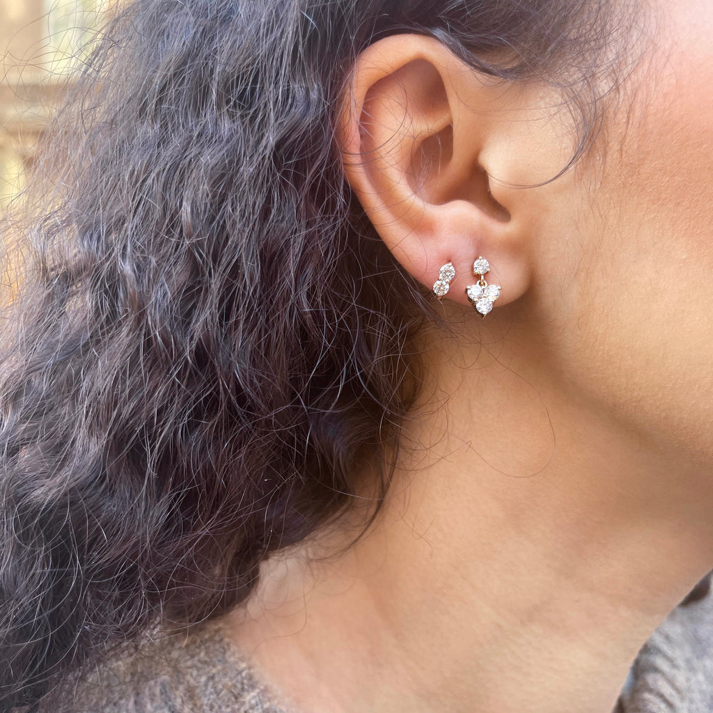 OLYMPIA, Aphrodite Lux Earrings, Gold