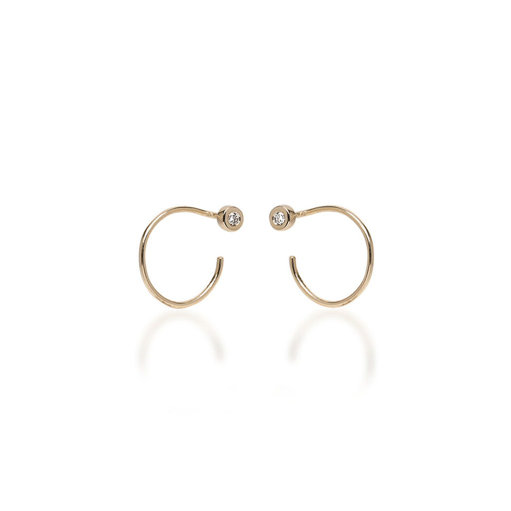 RIO, Harmony Hoop-on-the-side, Gold/White