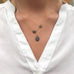 SUPER ELLIPSE, Small Ellipse Necklace, 2-tone