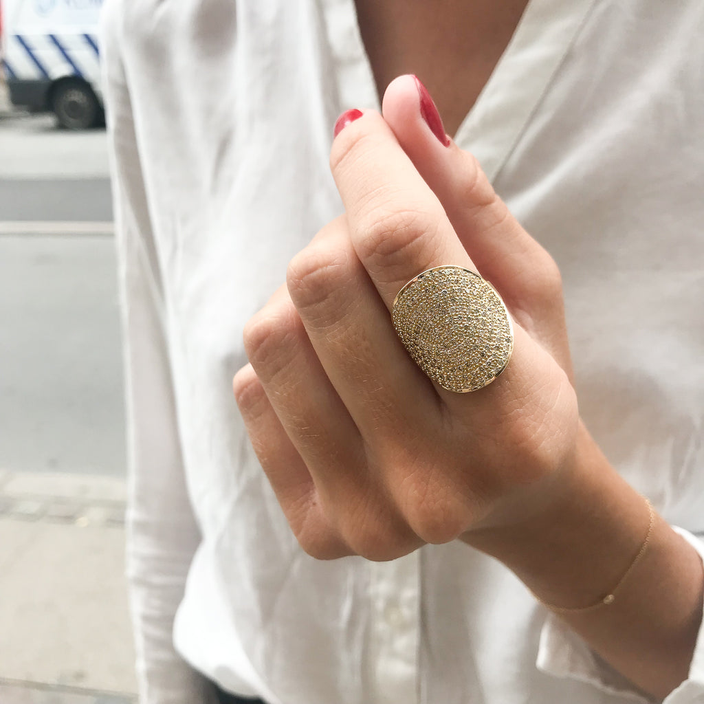 SUPER ELLIPSE, Fold Over Ring