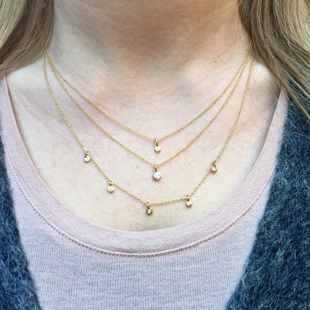 RIO, Melody Pendant, Gold/White