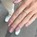 ALIGNED, 1/3-Line Ultra Light Ring, Gold/White