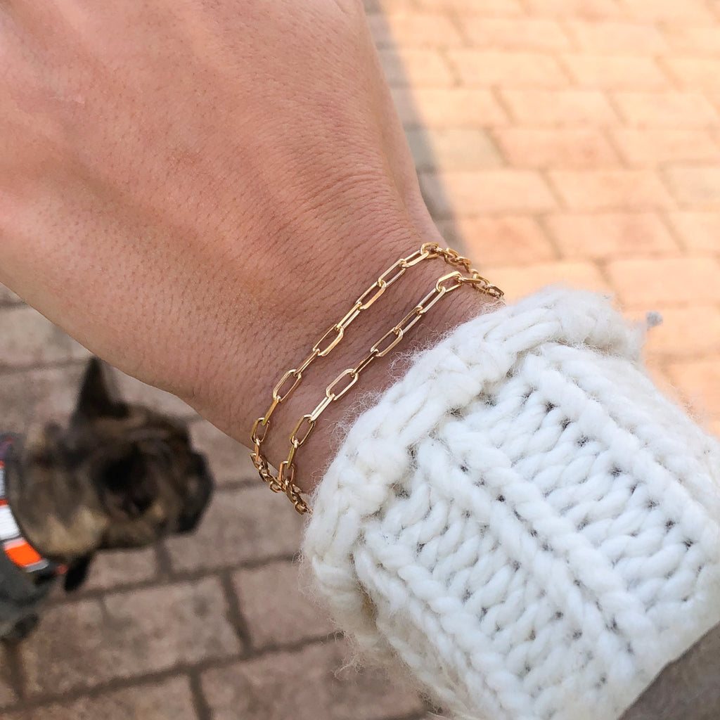 BASIC, Link Bracelet, Golden