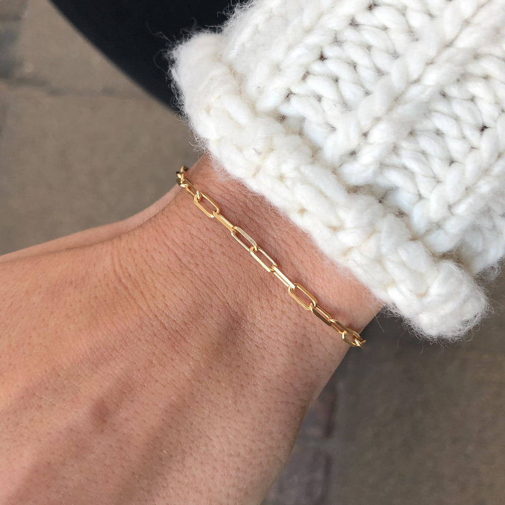 BASIC, Link Bracelet, Golden
