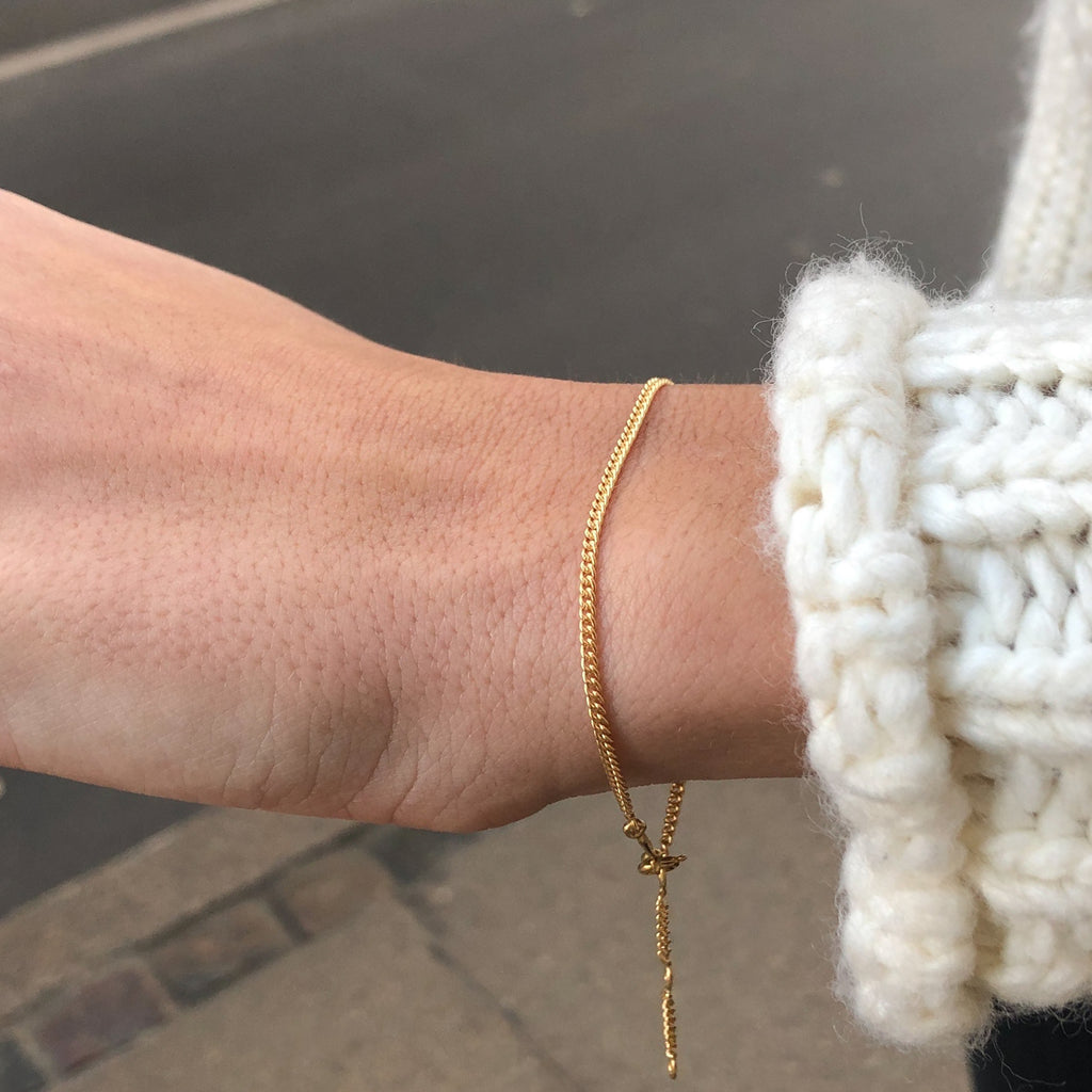 BASIC, Anchor Bracelet, Golden