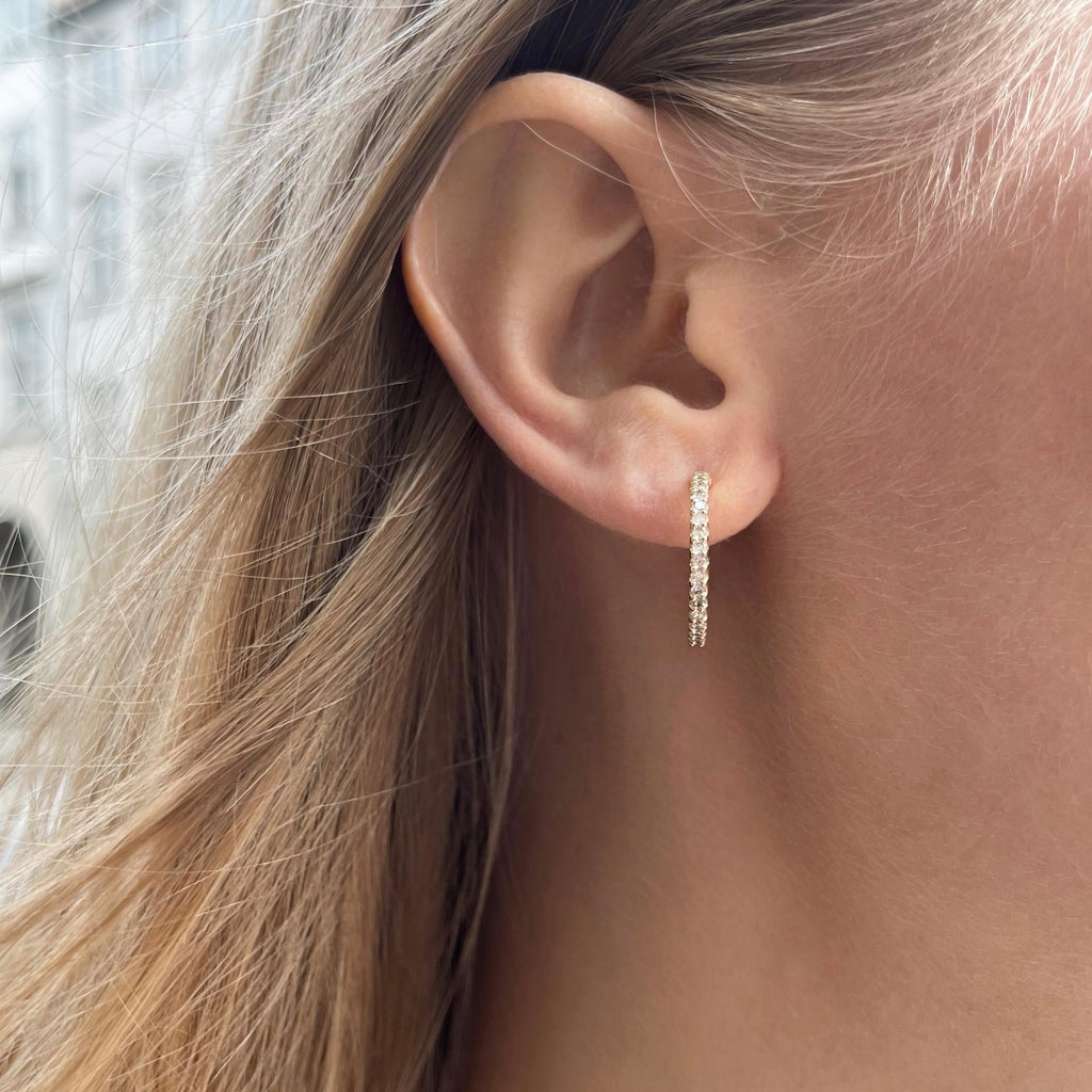 ALIGNED, Even Hoops 18mm, Gold