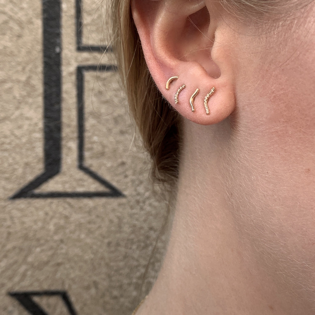 MARIN, Sweep stud, White/White