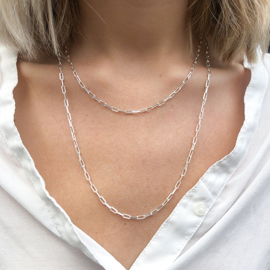 BASIC, Link Chain, Silver