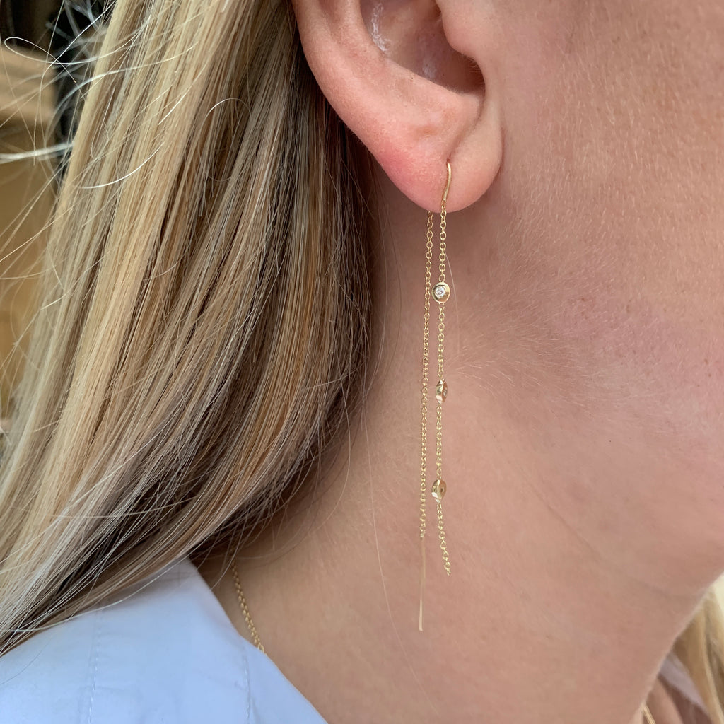 RIO, Hymn dangles, White/Gold