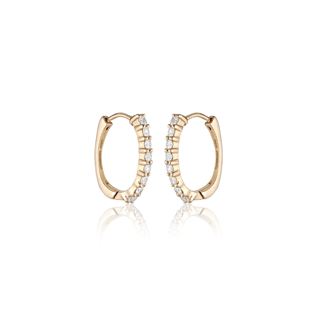 OLYMPIA, Hera huggies 16mm, Gold/White