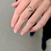 OLYMPIA, Poseidon Arc Ring 0,32ct, Gold/White