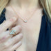 OLYMPIA, Hermes Line Ring 0,67ct, Gold/White