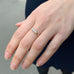 OLYMPIA, Hermes Line Ring 0,67ct, Gold/White