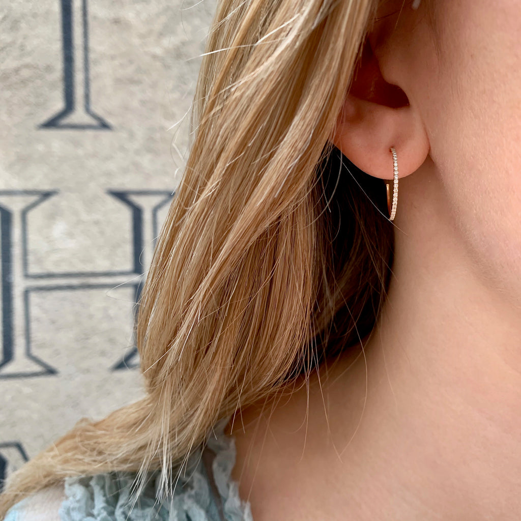 MARIN, Medium Hoops 18mm, White