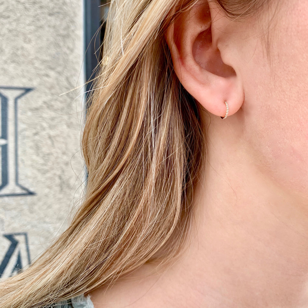 MARIN, Micro Hoops 8mm, Gold