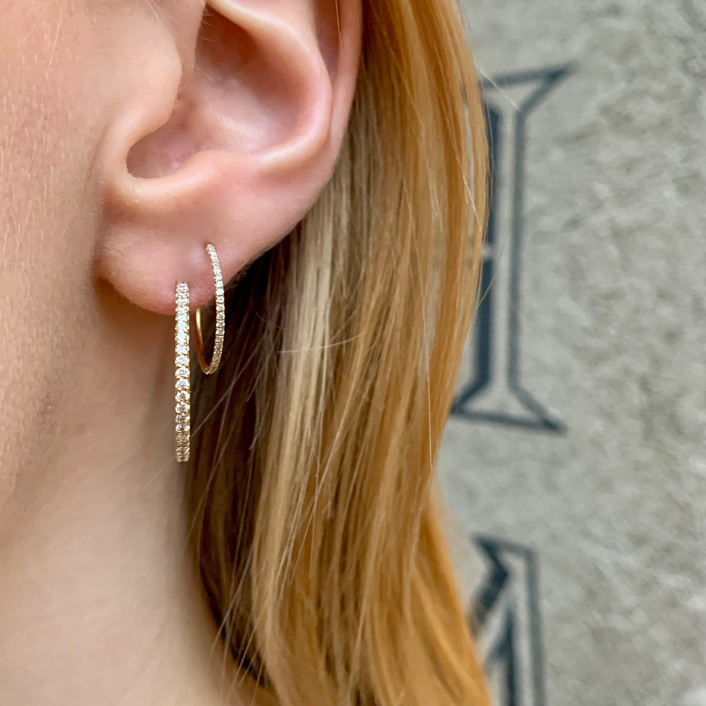 MARIN, Medium Hoops 18mm, White