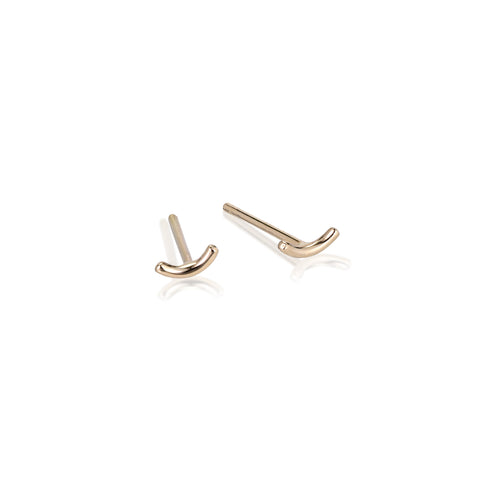 MARIN, Curve stud, Gold