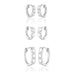 OLYMPIA, Hermes huggies 9mm 0,44ct, White/White