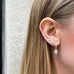 OLYMPIA, Dianysos studs, Gold/White